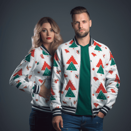 Warm & Stylish 3D Jacket: Ideal Christmas Gift