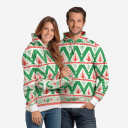 3D Hoodie Christmas Gift: Couples and Family