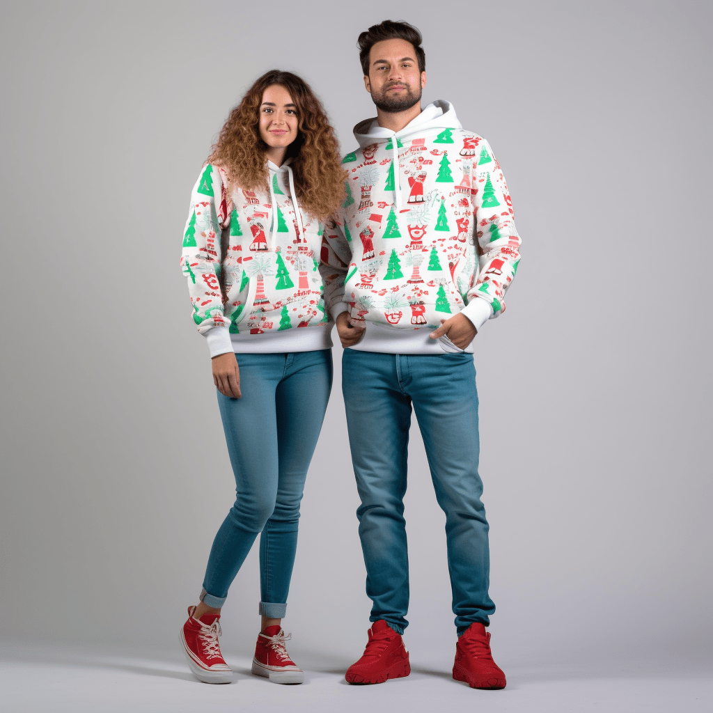 3D Couple Fashion Set: Perfect for Christmas