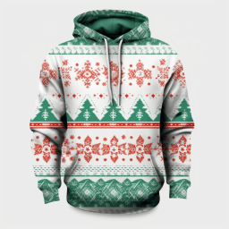 Celebrate Christmas with 3D Hoodie for Couples