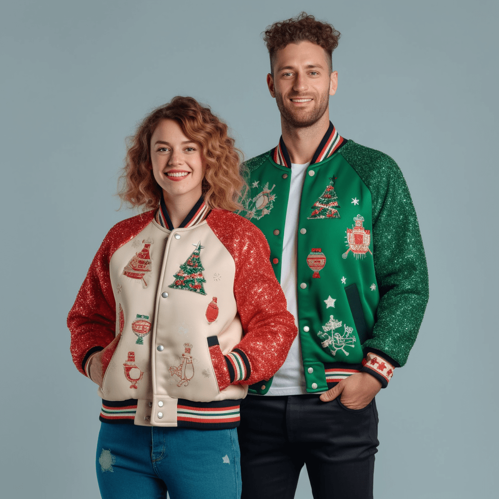 3D Jacket for Couples: Perfect Christmas Presen