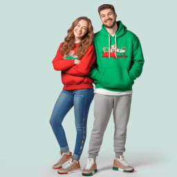 3D Couple's Christmas Wardrobe: Share the Love