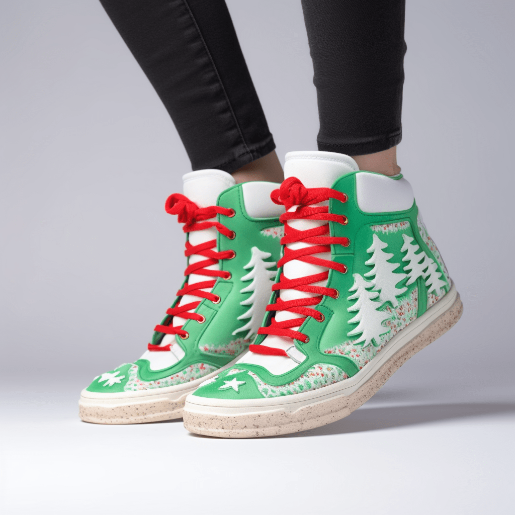 Unique Christmas Gift: Festive Sneakers