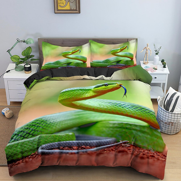 Snake Bedding Set Duvet Cover Set Single Twin Double Queen King Super King Size