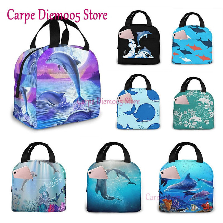 Dolphin Lunch Insulated Meal Bag