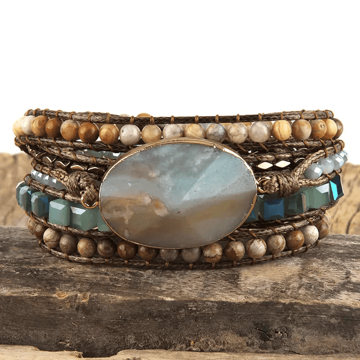 daragon Bohemian Jewelry 5 Strands Wrap Bracelets