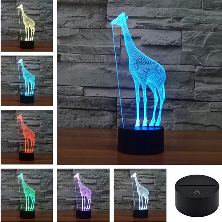 Giraffe Elk lighting Night lights Color LED