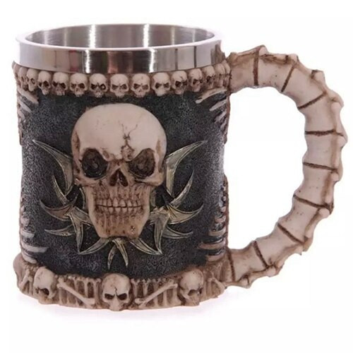 3D Skull Dragon Drinking Mug