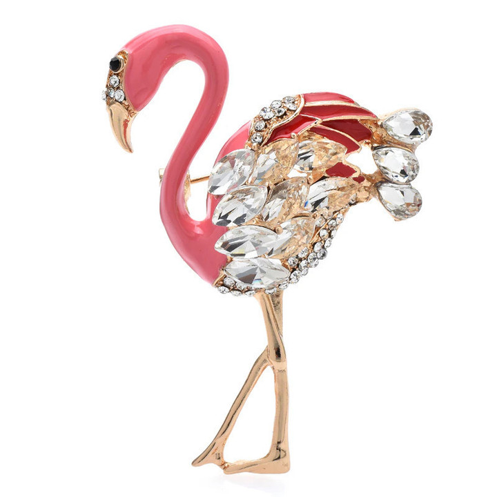Flamingo Bird Brooches Pins