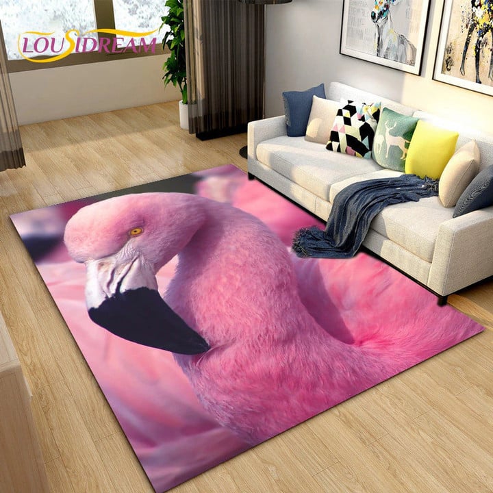 Flamingo Bird Rug,Carpet Doormat