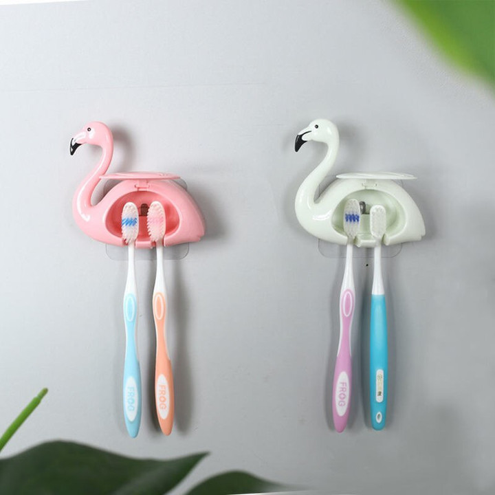 Flamingo Toothbrush Holder Accessories