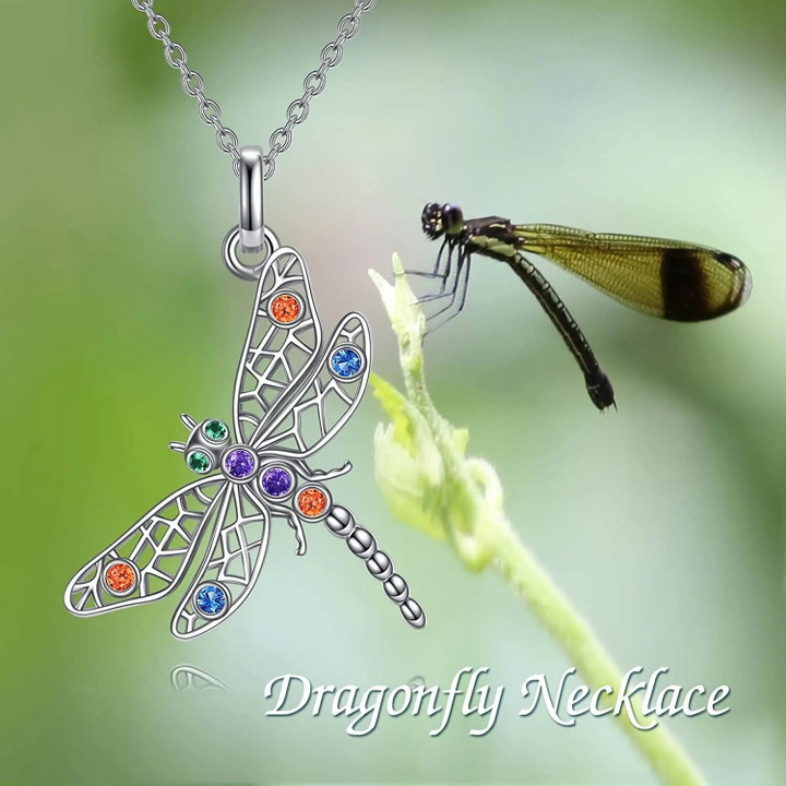 Fashionable and Exquisite Dragonfly Creative Men's and Women's Pendant Necklace Gift