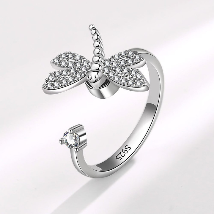 Dragonfly Sunflower Butterfly Ring
