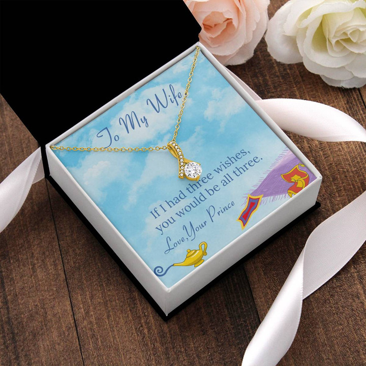 To My Wife Necklace Card