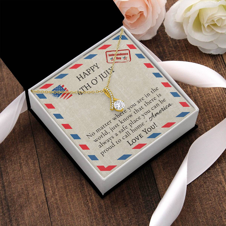 4TH O JULY - Necklace Card