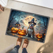 New Bulldog Halloween Door Mat