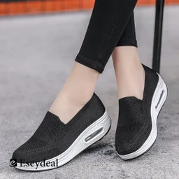 Women Flat Sneakers Comfy Light Thick 10807577
