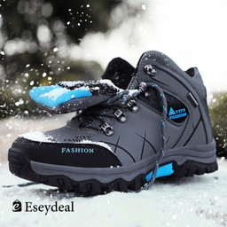 Men's Winter Snow Boots Waterproof Leather