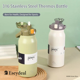 Stainless steel sports water bottle