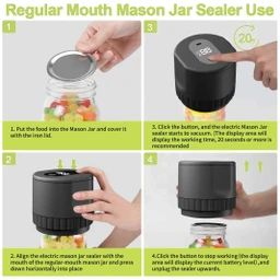 TrueBright Mason Jar Vacuum Sealer