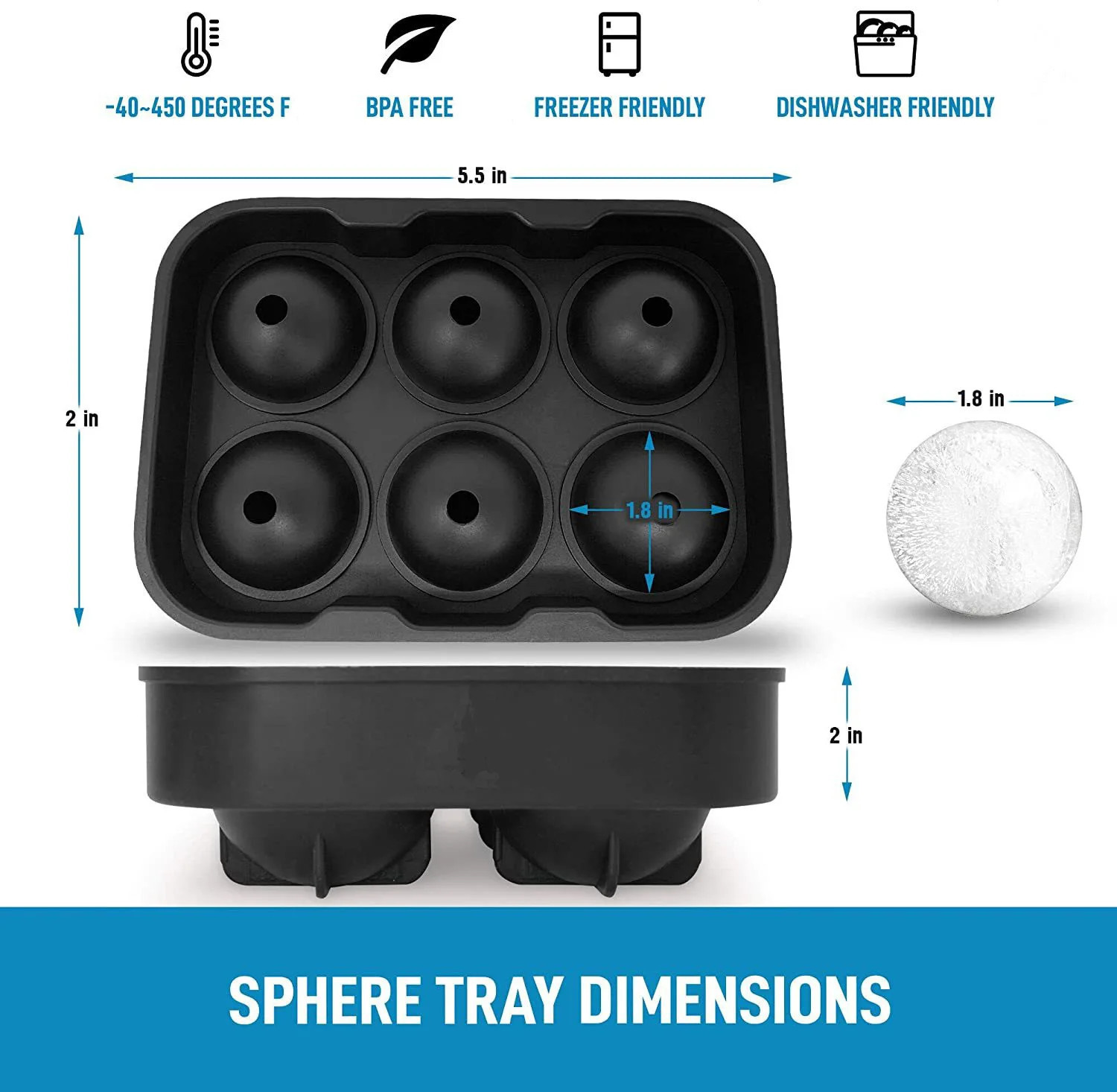 LUX Premium 6 Balls Ice Maker