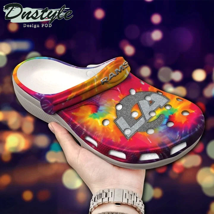 La Rams Clogs Los Angeles Rams Logo Pattern Classic Clogs Shoes In Light Colors ...