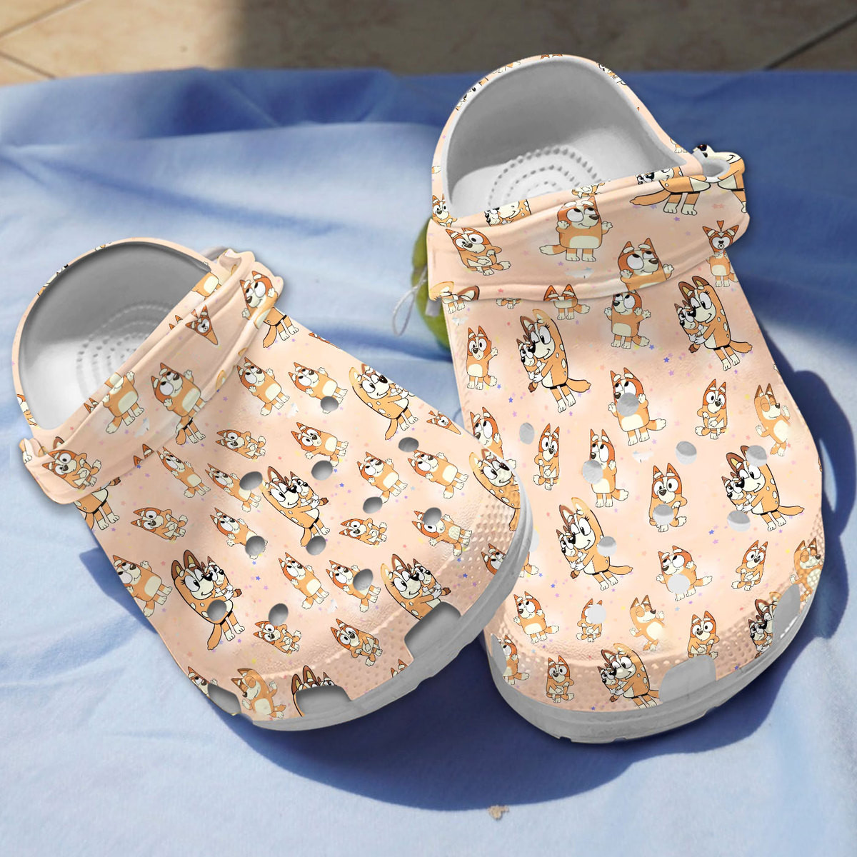 Bluey And Bingo Blue And Mom Yellow Classic Clogs Shoes - Sports ...