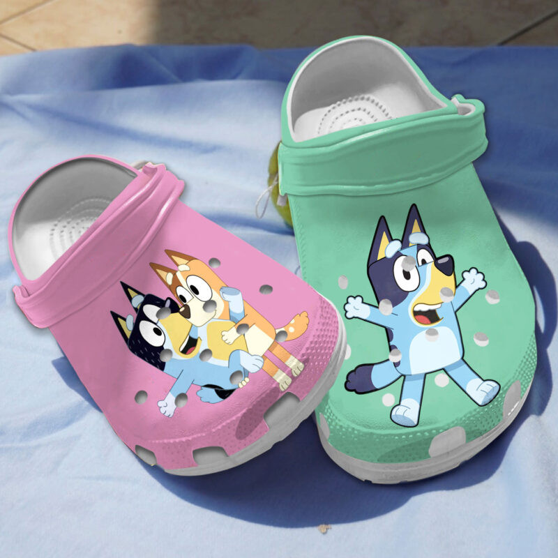 Bluey And Bingo Lovely Friendship Forever Pink And Green Colorway Cla ...