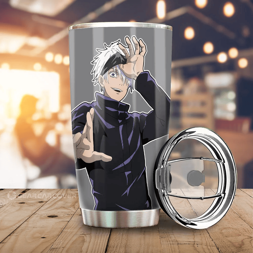 Satoru Gojo Tumbler Cup Custom Main Character Jujutsu Kaisen Anime ...