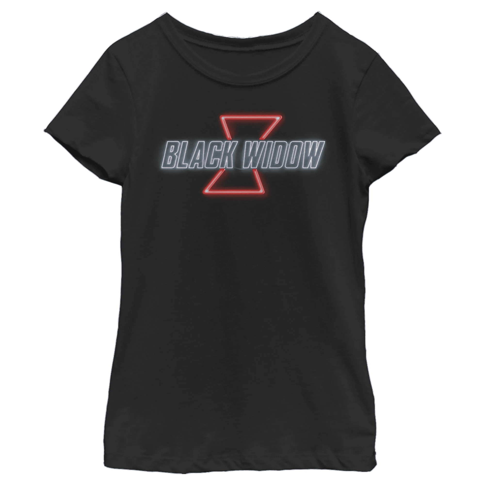 Marvel Black Widow Neon V2 Bio-Baumwoll T-Shirt – Unisex, Offizielle Lizenz, In EU Gedruckt, Größen S–XXL