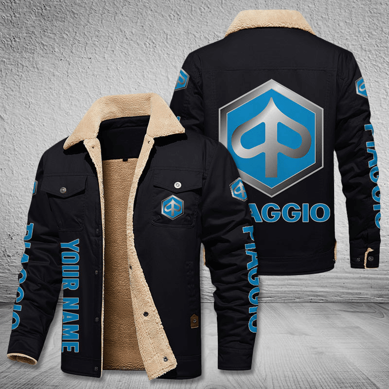 Piaggio Jacket Piaggio Unisex Custom Name Stand Collar Jacket - Sports Apparel ...