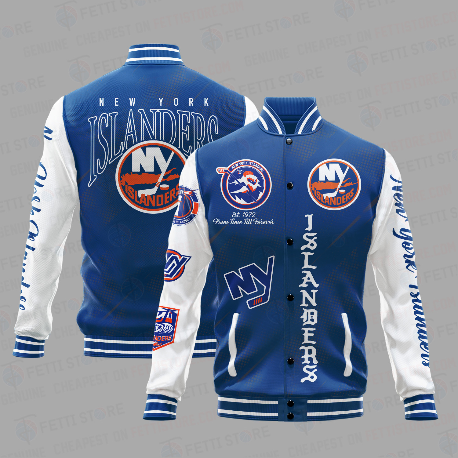 New York Islanders National Hockey League Varsity Jacket SH - Sports ...