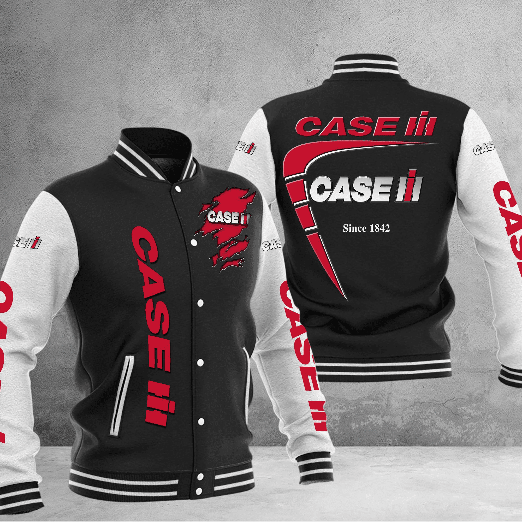 Case IH Baseball Varsity Jacket Full Color - Sports Apparel, Sneaker ...