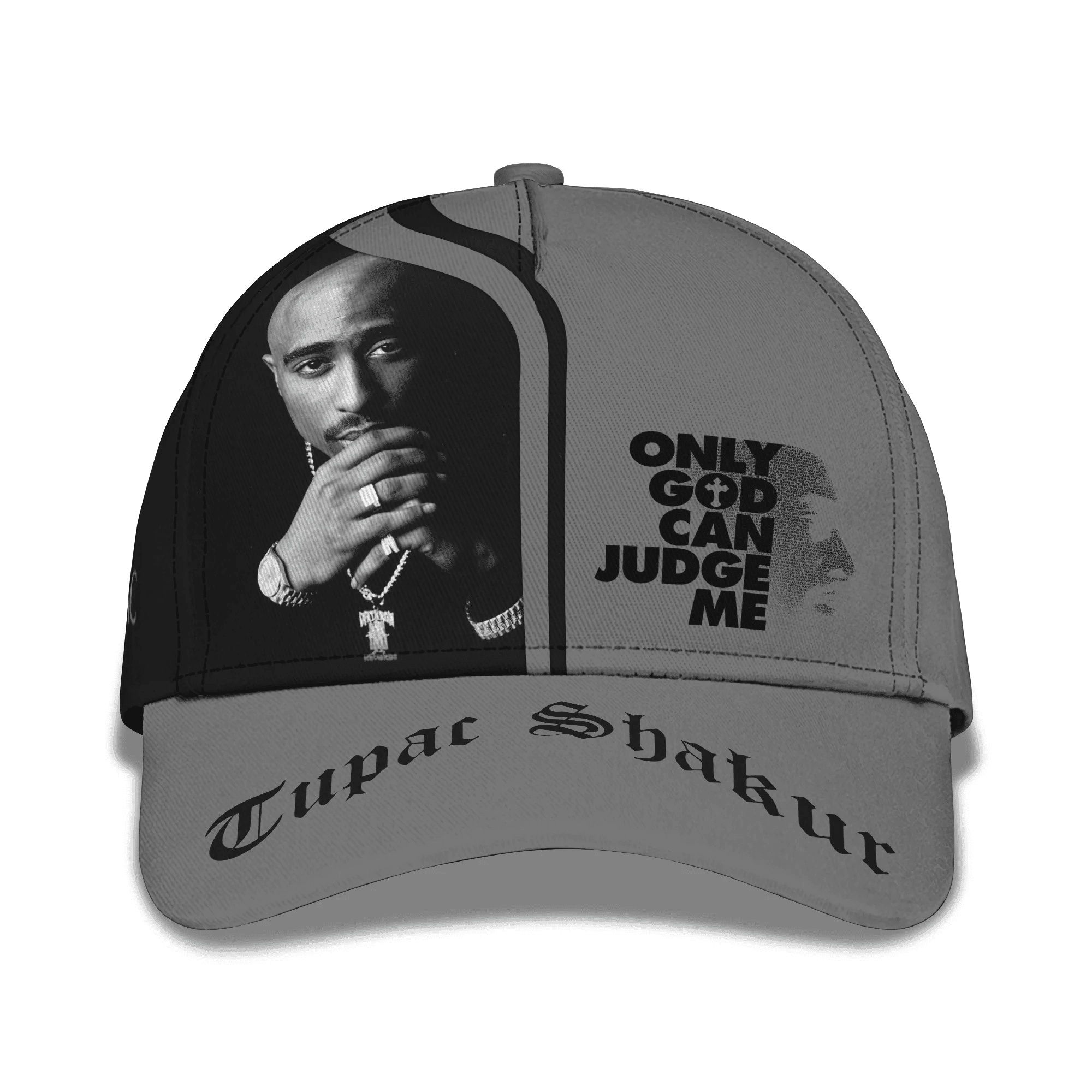 Pac 3D Cap Tupac Shakur Classic Cap Gift For Rap Fan - Sports Apparel ...
