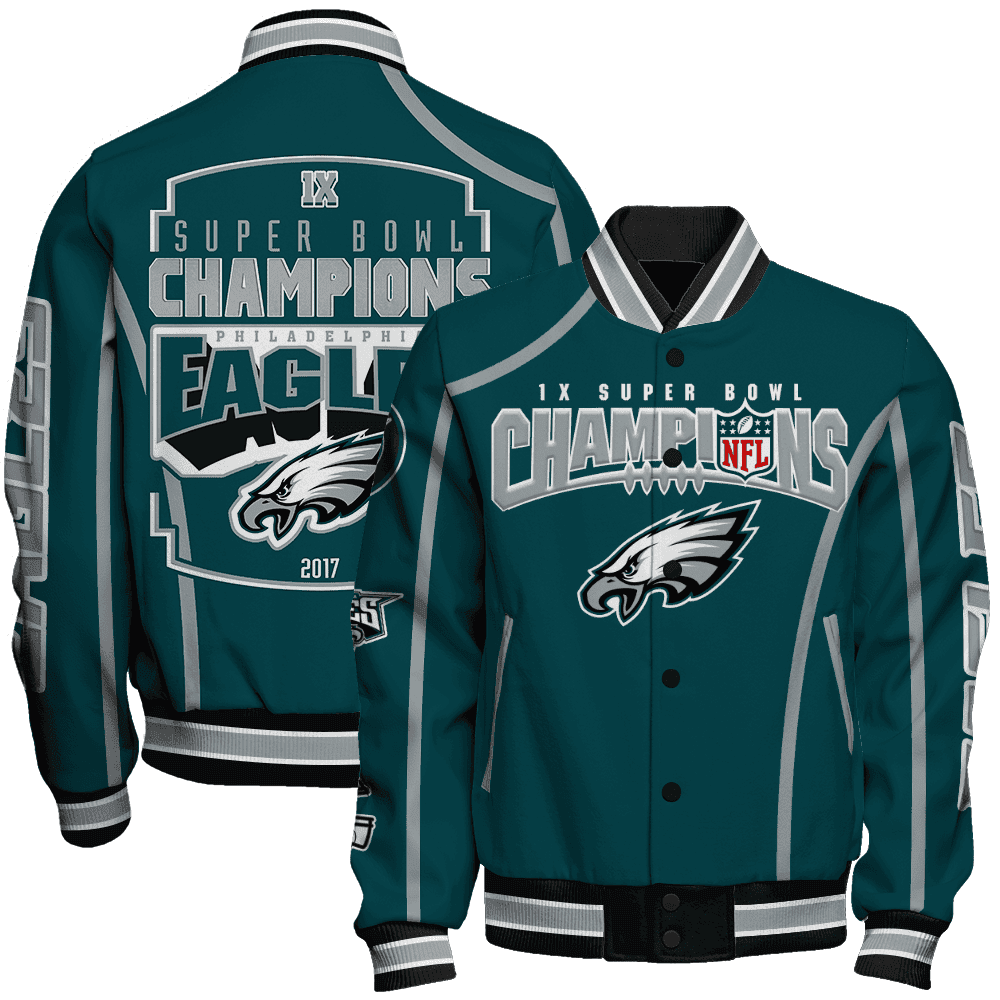 Philadelphia Eagles Super Bowl Champions Winning Spirit Varsity Jacket ...