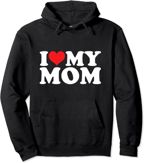 I Heart My Mom I Love My Dad Pullover Hoodie