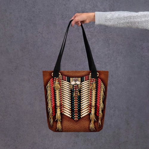 Native American Inspired Tote Bag - Handcrafted Design for Cultural Style