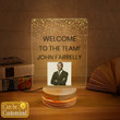Welcome - Acrylic Lamp - Name & Picture
