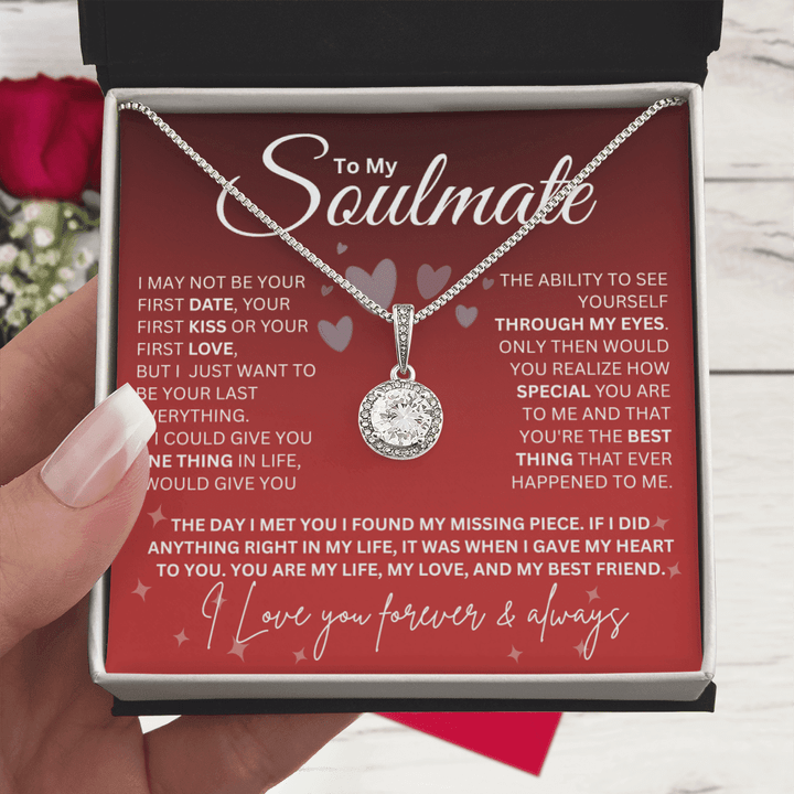 To My Soulmate - Forever & Always - Pendant Necklace