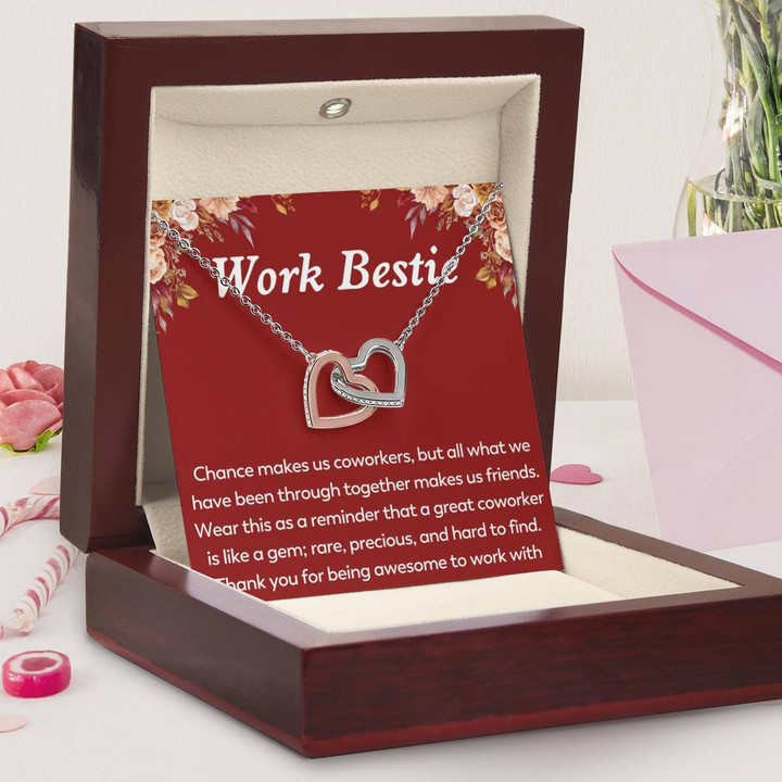 Work Bestie - Interlocking Hearts Gift Set