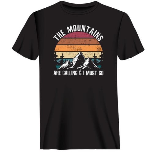 European And American Hiking Mountain Called T-shirt