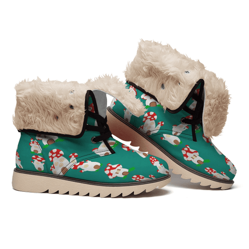 Houses Of Fly Agarics Fairies Elves Gnomes Snow Boots Winter Boots