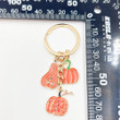 New Fashion Thanksgiving Pumpkin Oil Enamel Charms KeyChain Key Chain Car Keyring Women Child Gift Jewelry