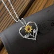 Sunflower Pendant Necklace