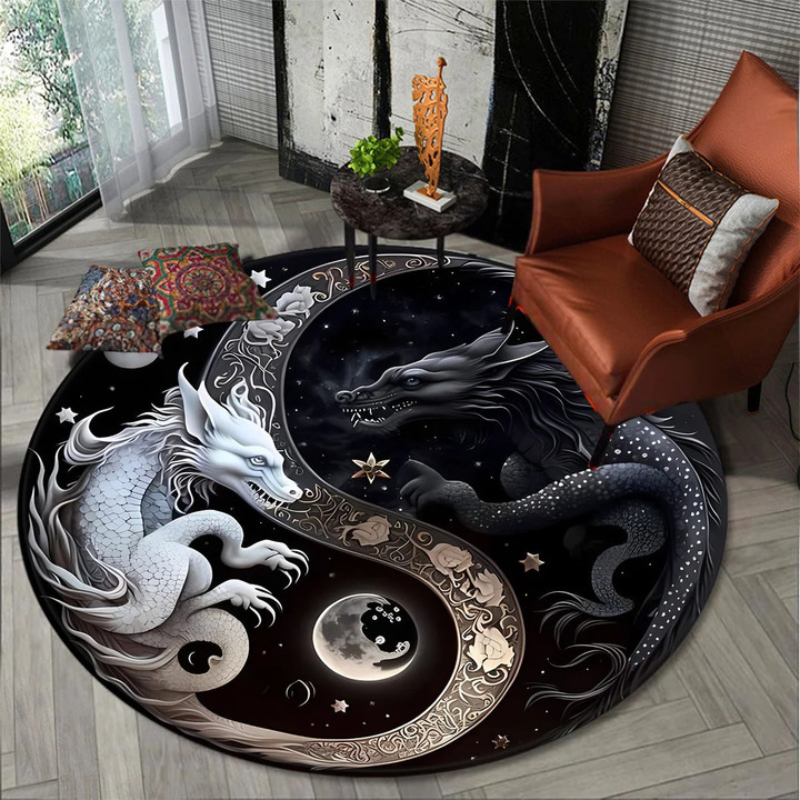 Dragon Carpet Home Hotel Living Room Non-slip Floor Mats for Bedroom Laundry Room