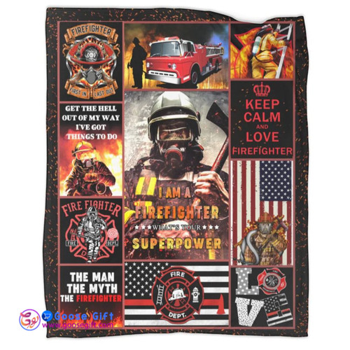 Firefighter Blanket Gifts