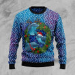 Merry Xmas Santa Dolphin Awesome Gift For Christmas Ugly Christmas Sweater