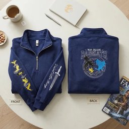 Fourth Wing Embroidered Sweatshirt, Dragon Rider Embroidered Hoodie, Basgiath War College Embroidered Quarter Zip