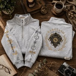 Fourth Wing Embroidered Sweatshirt, Dragon Rider Violet Sorrengail Xaden Riorson Embroidered Hoodie, Basgiath War College Embroidered Quarter Zip
