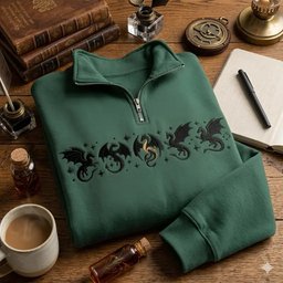 Fourth Wing Embroidered Sweatshirt, Tiny Dragons Embroidered Hoodie, Dragon Rider Embroidered Tshirt, Basgiath War College Embroidered Quarter Zip